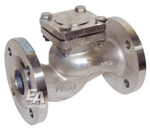Обратный клапан DN25, PN40 материал: нерж. сталь 1.4408 Тмакс=+300оС ф/ф