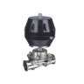 GM Гигиенический пневматический мембранный клапан 316L/EPDM clamp/clamp