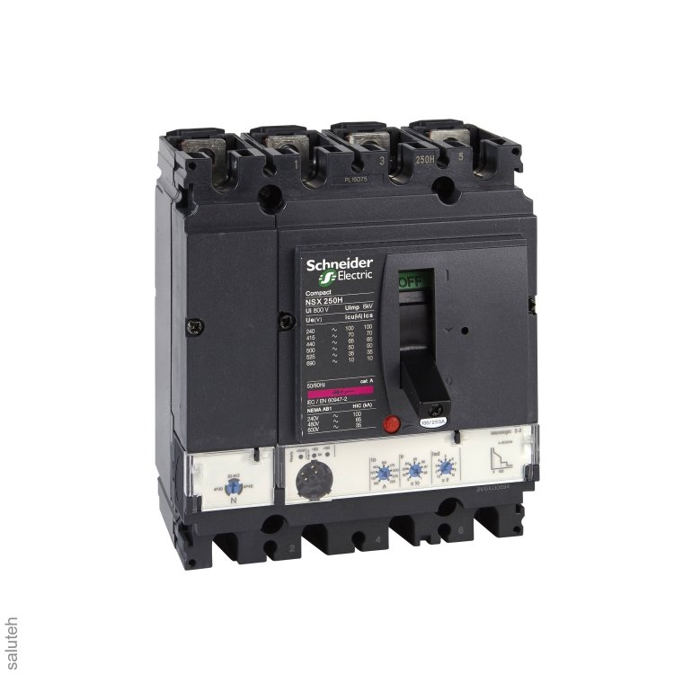 Выключатель автоматический NSX400N MICROLOGIC 5.3А 400A 3P3D электронный расцепитель (LV432699)