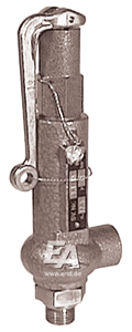 Предохранительный клапан 11/4"-1" , вход/выход с газонепроницаемым колпачоком, нерж. сталь