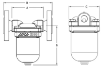 Конденсатоотводчик с перевернутым стаканом IB35SS PN40 корпус угл.сталь, крышка нерж.сталь (15 IB35SS ф/ф CF8M dP= 27)