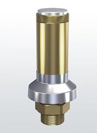 Предохранительный клапан, латунь (CW617N), -60°C-+ 225°C, Р=0,2-6бар (DN25 PN25)