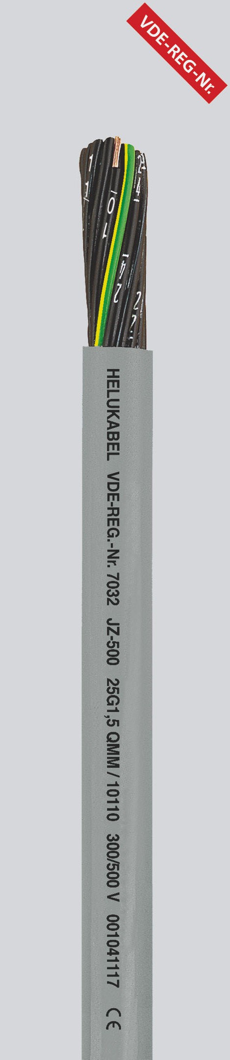 Гибкие кабели управления HELUKABEL JZ-500