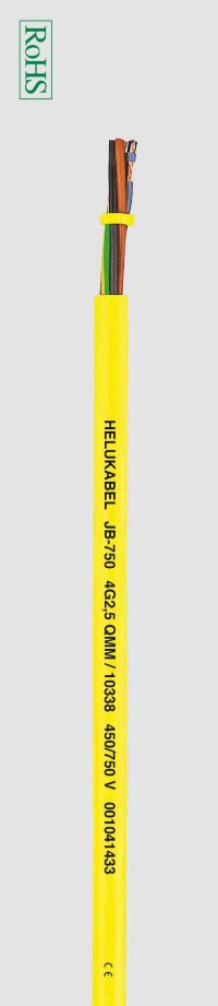 Гибкие кабели управления HELUKABEL JB-750 yellow