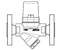 BM24 Конденсатоотводчик биметаллический PN40 ф/ф со встроенным фильтром (40 BM24 ф/ф S355J2G3 dP= 24)